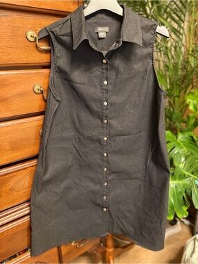 pure amici linen dress Pure Amici Linen Dress in Black Small